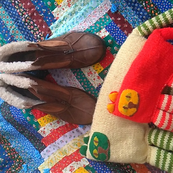 👣 Ugg Faux Sherpa Lined Boot/Shoe Sz 10/11/ VS 12  UNISEX - Picture 2 of 16